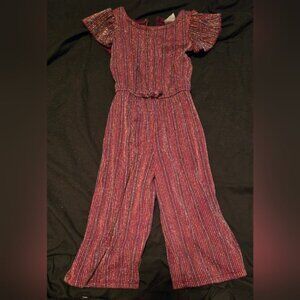 Wonder Nation Striped Bodysuit - Red and Gold